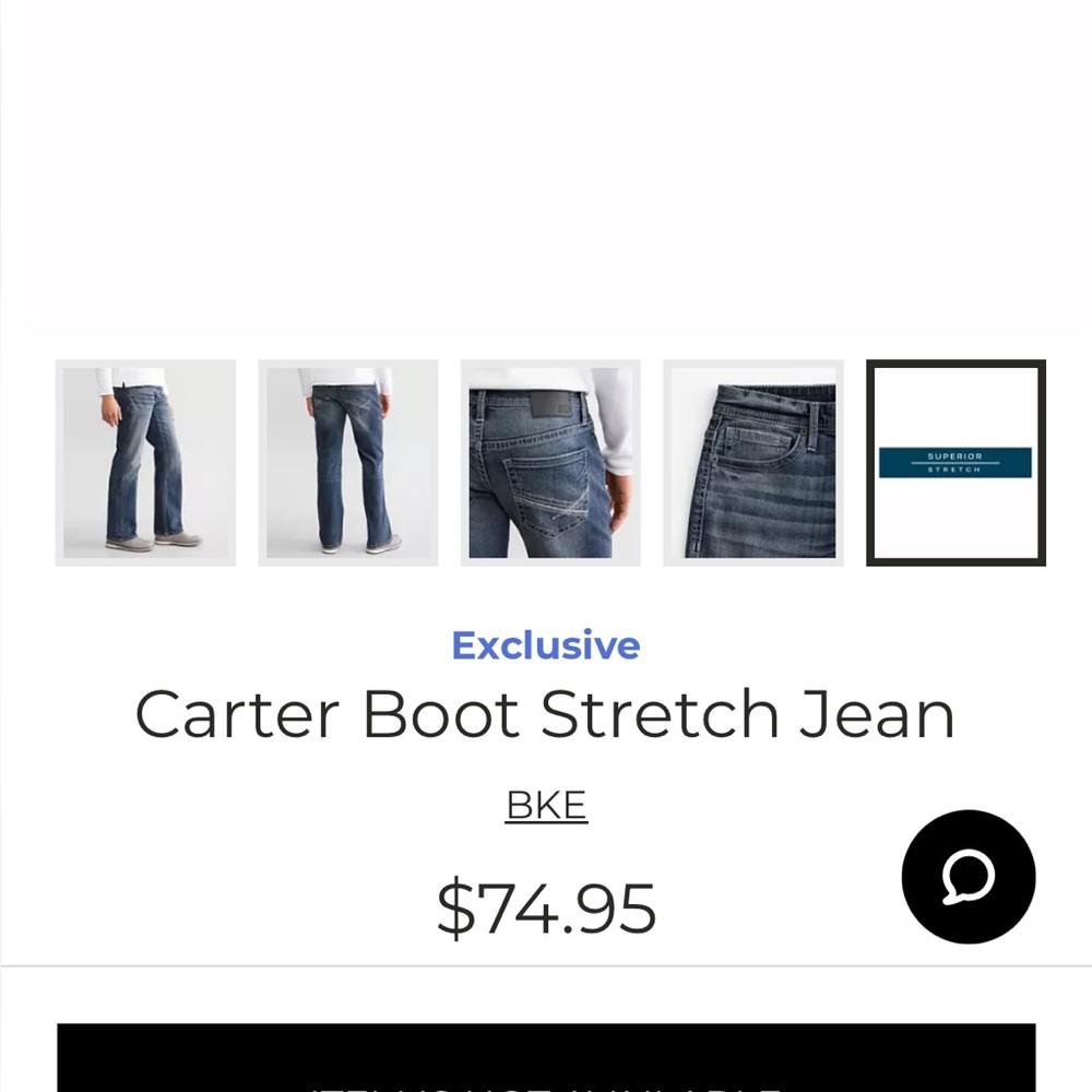BKE Carter Bootcut Jeans - Dark Blue